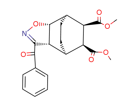 3-benzoyl-(3a<i>t</i>,7a<i>t</i>)-3a,4,5,6,7,7a-hexahydro-4<i>r</i>,7<i>c</i>-ethano-benzo[<i>d</i>]isoxazole-5<i>t</i>,6<i>t</i>-dicarboxylic acid dimethyl ester