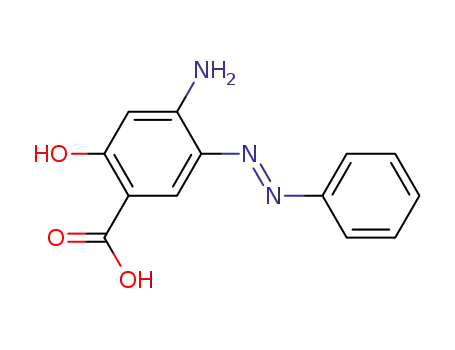 4-amino-2-hydroxy-5-phenylazo-benzoic acid