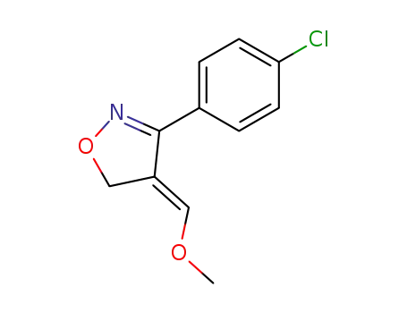 3-(4-chloro-phenyl)-4-(<i>Z</i>)-methoxymethylene-4,5-dihydro-isoxazole