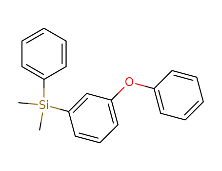 Molecular Structure of 41387-66-0 (dimethyl(3-phenoxyphenyl)(phenyl)silane)