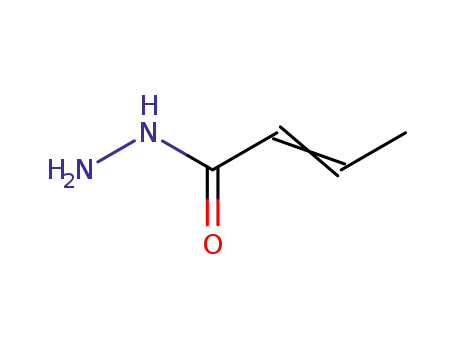 Molecular Structure of 62607-62-9 (2-Butenoic acid, hydrazide)