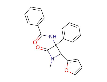 N-(2-Furan-2-yl-1-methyl-4-oxo-3-phenyl-azetidin-3-yl)-benzamide