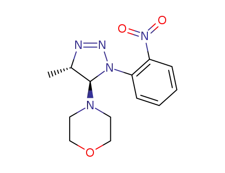 4-[(4R,5S)-5-Methyl-3-(2-nitro-phenyl)-4,5-dihydro-3H-[1,2,3]triazol-4-yl]-morpholine