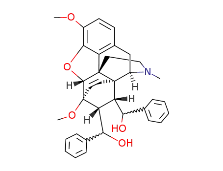 <i>C</i>,<i>C</i>'-diphenyl-<i>C</i>,<i>C</i>'-(4,5α-epoxy-3,6-dimethoxy-17-methyl-6α,14α-etheno-morphinane-7α,8α-diyl)-bis-methanol
