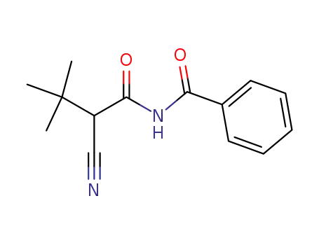 N-benzoyl-α-cyano-α-tert-butylacetamide