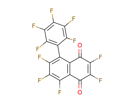 2,3,5,6,7-Pentafluoro-8-pentafluorophenyl-[1,4]naphthoquinone