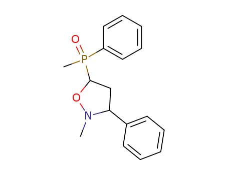 2-Methyl-5-(methyl-phenyl-phosphinoyl)-3-phenyl-isoxazolidine