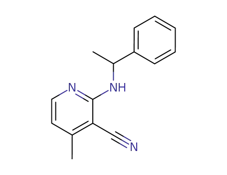(+/-)-4-Methyl-2-(1-phenylethylamino)nicotinonitril