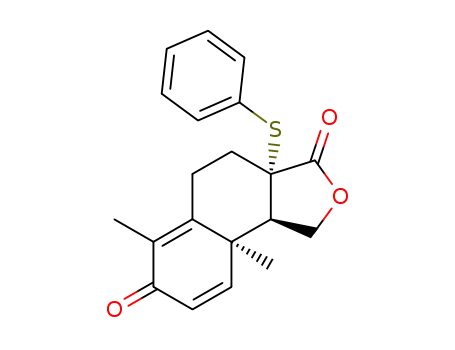 (3aS,9aR,9bR)-6,9a-Dimethyl-3a-phenylsulfanyl-4,5,9a,9b-tetrahydro-1H,3aH-naphtho[1,2-c]furan-3,7-dione