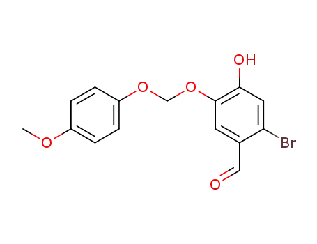 6-bromo-3-(4-methoxyphenoxymethoxy)-4-hydroxybenzaldehyde