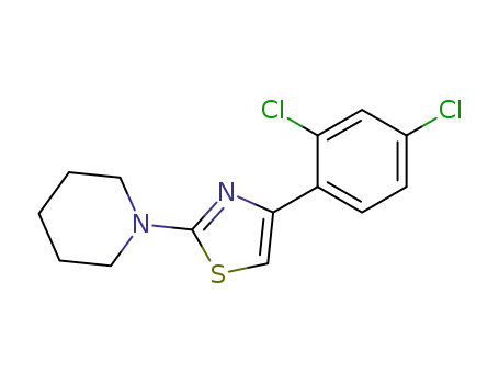 4-(2,4-Dichlor-phenyl)-2-piperidino-thiazol