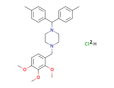 Piperazine,  1-[bis(4-methylphenyl)methyl]-4-[(2,3,4-trimethoxyphenyl)methyl]-,  dihydrochloride