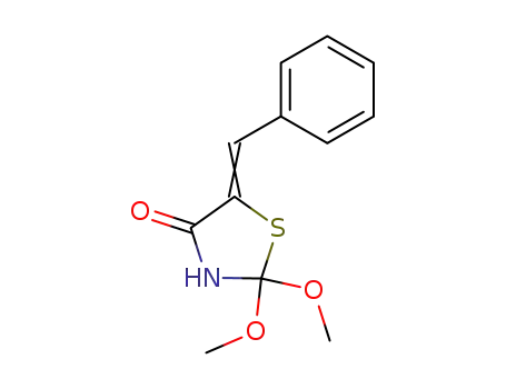 5-benzylidene-2,2-dimethoxy-4-oxothiazolidine