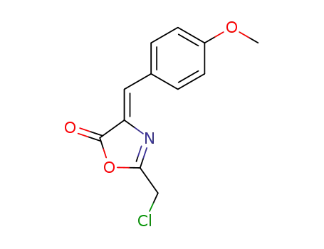 2-Chloromethyl-4-[1-(4-methoxy-phenyl)-meth-(Z)-ylidene]-4H-oxazol-5-one