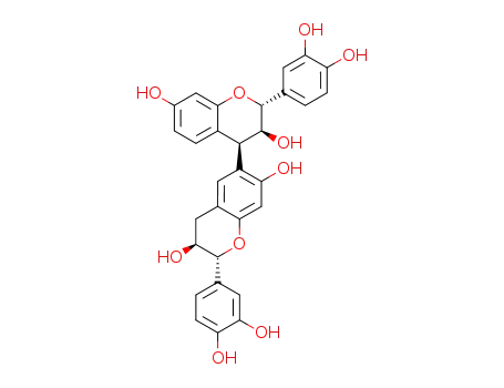 (2R,3S,4S)-2,3-trans-3,4-cis-3,3',4',7-tetrahydroxy-4-<(2R,3S)-2,3-trans-3,3',4',7-tetrahydroxyflavan-6-yl>flavan