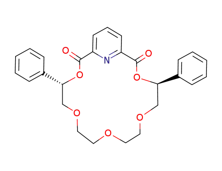 (4S,14S)-(-)-4,14-diphenyl-3,6,9,12,15-pentaoxa-21-azabicyclo<15.3.1>heneicosa-1(21),17,19-triene-2,16-dione