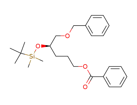 Benzoic acid (R)-5-benzyloxy-4-(tert-butyl-dimethyl-silanyloxy)-pentyl ester