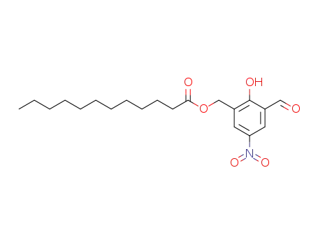 Dodecanoic acid, (3-formyl-2-hydroxy-5-nitrophenyl)methyl ester