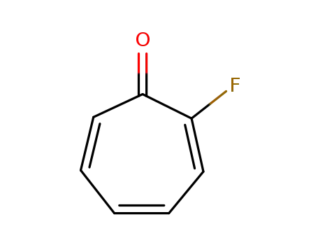 Molecular Structure of 1480-05-3 (2,4,6-Cycloheptatrien-1-one, 2-fluoro-)