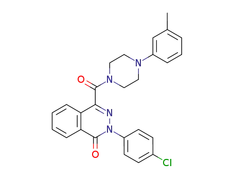 2-(4-Chloro-phenyl)-4-(4-m-tolyl-piperazine-1-carbonyl)-2H-phthalazin-1-one