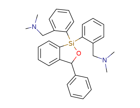Benzenemethanamine, 2,2'-(3-phenyl-2,1-benzoxasilol-1(3H)-ylidene)bis[N,N-dimethyl-