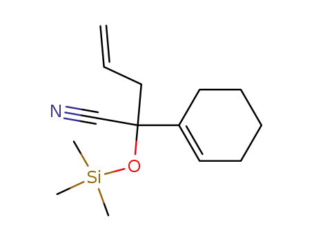 2-Cyclohex-1-enyl-2-trimethylsilanyloxy-pent-4-enenitrile