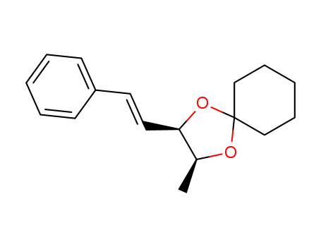 (3R,4S,1E)-3,4-(cyclohexylidenedioxy)-1-phenyl-1-pentene
