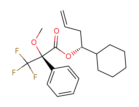 (R)-<(1R)-1-cyclohexyl-3-buten-1-yl> α-methoxy-α-(trifluoromethyl)phenylacetate