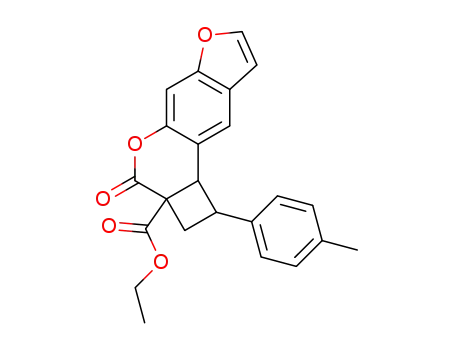 3-Oxo-1-p-tolyl-1,9b-dihydro-2H-4,6-dioxa-cyclobuta[a]cyclopenta[g]naphthalene-2a-carboxylic acid ethyl ester