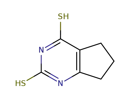 Molecular Structure of 16358-00-2 (6,7-dihydro-1H-cyclopenta[d]pyrimidine-2,4(3H,5H)-dithione)