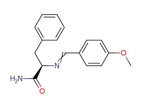 (R)-2-{[1-(4-Methoxy-phenyl)-meth-(E)-ylidene]-amino}-3-phenyl-propionamide