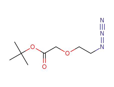 Molecular Structure of 1820717-35-8 (Azido-PEG1-CH2CO2tBu)
