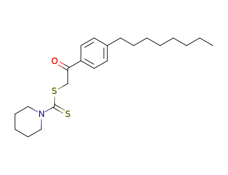 Piperidine-1-carbodithioic acid 2-(4-octyl-phenyl)-2-oxo-ethyl ester