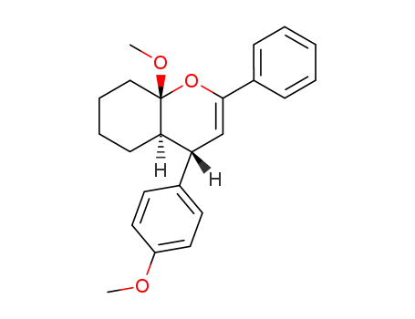 trans,trans-1-methoxy-3-phenyl-5-(4-methoxyphenyl)-2-oxabicyclo<4.4.0>-dec-3-ene