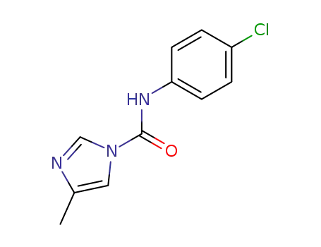 Molecular Structure of 87864-85-5 (4-Methyl-imidazole-1-carboxylic acid (4-chloro-phenyl)-amide)