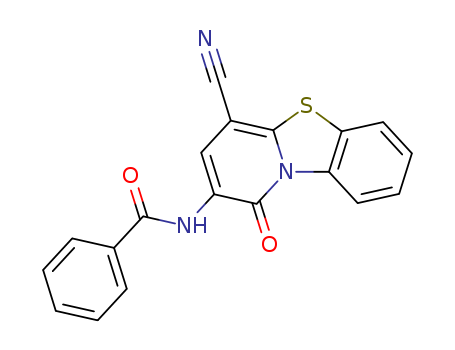 2-BENZAMIDO-4-CYANO-1-OXO-1H,5H-PYRIDO[1,2-A]BENZO[D]IMIDAZOLE