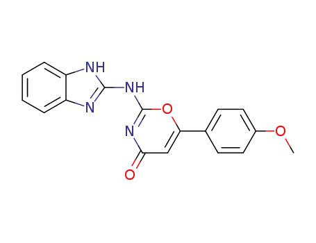 6-p-methoxyphenyl-2-(2-benzimidazolylamino)-1,3-oxazin-4-one