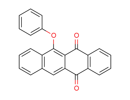 Molecular Structure of 35058-42-5 (5,12-Naphthacenedione, 6-phenoxy-)