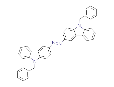 9H-Carbazole, 3,3'-azobis[9-(phenylmethyl)-, (E)-