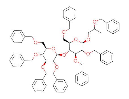 2-benzyloxypropyl 2,3,6,2',3',4',6'-hepta-O-benzyl-β-cellobioside