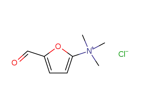 5-Formyl-N,N,N-trimethylfuran-2-aminium chloride