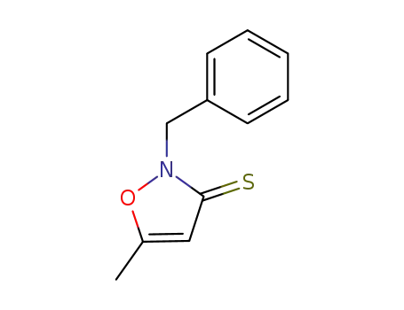 3(2H)-Isoxazolethione, 5-methyl-2-(phenylmethyl)-