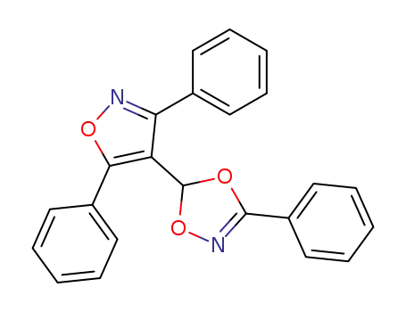 Molecular Structure of 89479-74-3 (1,4,2-Dioxazole, 5-(3,5-diphenyl-4-isoxazolyl)-3-phenyl-)