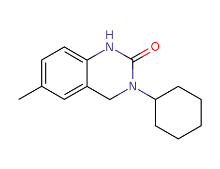 2(1H)-Quinazolinone, 3-cyclohexyl-3,4-dihydro-6-methyl-