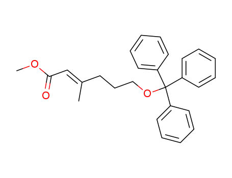 methyl (2E)-3-methyl-6-triphenylmethyloxy-2-hexenoate