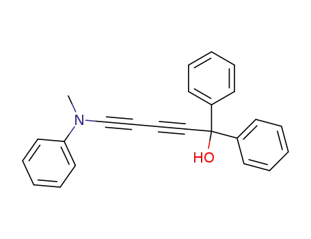 Benzenemethanol, a-[4-(methylphenylamino)-1,3-butadiynyl]-a-phenyl-