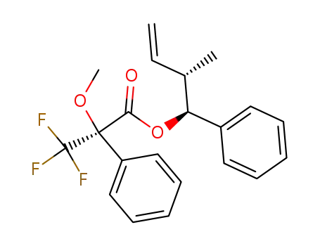 (1S,2S)-2-methyl-1-phenyl-3-buten-1-yl (R)-α-methoxy-α-(trifluoromethyl)phenylacetate