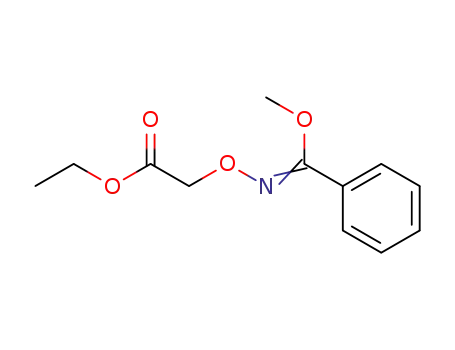 {[1-Methoxy-1-phenyl-meth-(Z)-ylidene]-aminooxy}-acetic acid ethyl ester