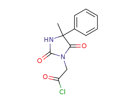 5-Methyl-5-phenyl-3-hydantoinyl acetic acid chloride