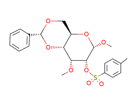 Toluene-4-sulfonic acid (2R,4aR,6S,7R,8R,8aR)-6,8-dimethoxy-2-phenyl-hexahydro-pyrano[3,2-d][1,3]dioxin-7-yl ester